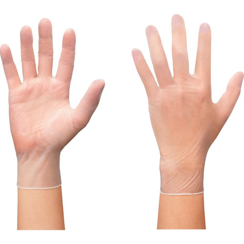 ショーワ　ビニ－ル使い捨て手袋　ＮＯ８０９　ビニ－ル手袋　粉なし　１００枚入　Ｌサイズ　半透明　１箱＿
