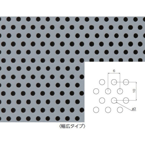 フロンケミカル　フッ素樹脂（ＰＴＦＥ）特殊パンチングシート０．５ｔ×１０００×１０００【単位はＰｋ】＿