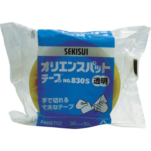 積水 オリエンスパットテープNo.830S 38×50M 透明_