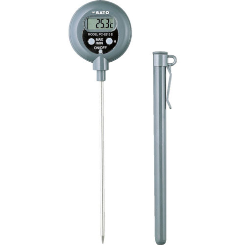 佐藤　防水型デジタル温度計ＰＣ－９２１５２（１７４７－５０）＿