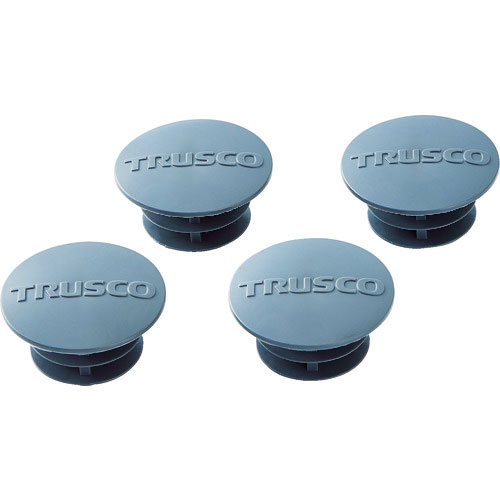 TRUSCO スチール製ワゴン用支柱キャップ PEW型 フェニックスワゴン用 Φ25.4用 4個入_