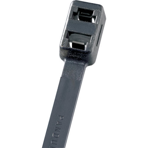 パンドウイット ダブルループ結束バンド 耐熱性黒 4.8×193×1.3 (1000本入)_