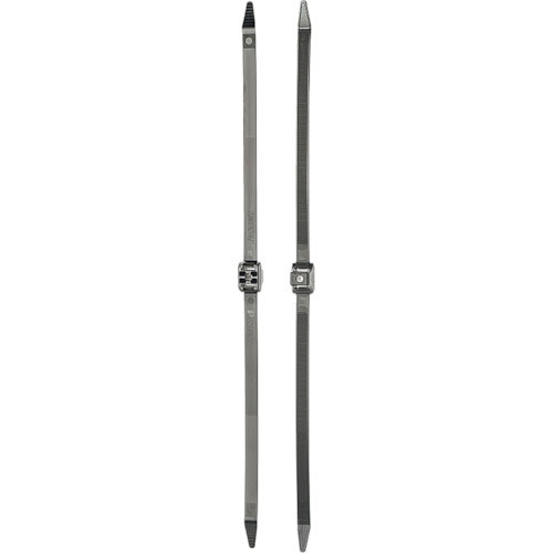 パンドウイット　ダブルクランプ結束バンド　耐候性黒　長さ：３３３ｍｍ　幅：１２．７ｍｍ　１００本入り＿