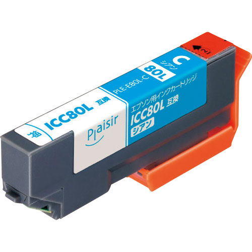 エレコム　プレジール　ＥＰＳＯＮ　ＩＣＣ８０Ｌ対応　シアン＿