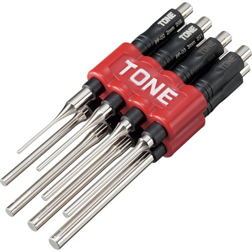 TONE ピンポンチセット ビニールパック入り 8点セット_