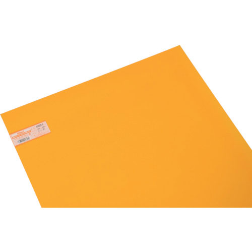 光　ポリスチレン板　オレンジ透明　６００×９００×０．５ｍｍ＿