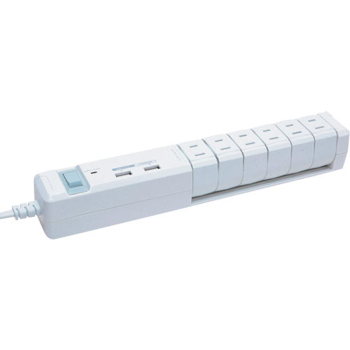 Fargo TAPKING USB AC6個口 3.4A USB2ポート ホワイト_