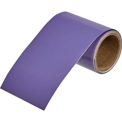 ＴＲＵＳＣＯ　配管識別テープ　灰紫（２．５Ｐ５／５）（酸・アルカリ関係）５０ＭＭ幅Ｘ１Ｍ＿