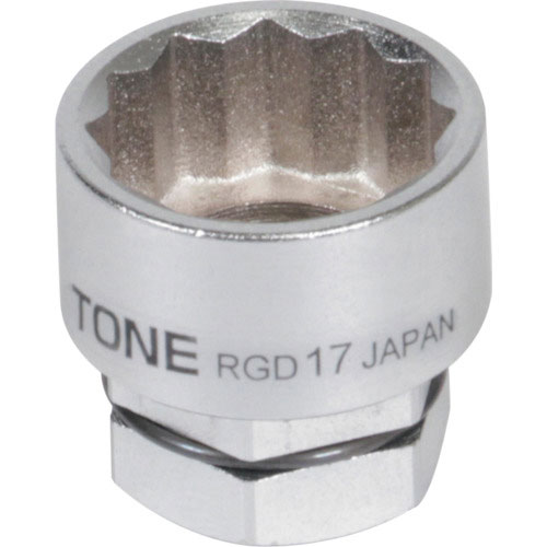 ＴＯＮＥ　ソケット（１２角・めがね用）　対辺寸法１６ｍｍ　全長２２ｍｍ＿