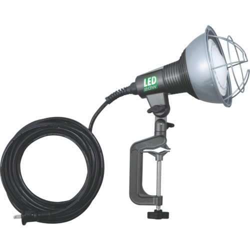 ハタヤ　ＬＥＤ作業灯　２０Ｗ広角タイプＬＥＤランプ付　電線１０Ｍ付＿
