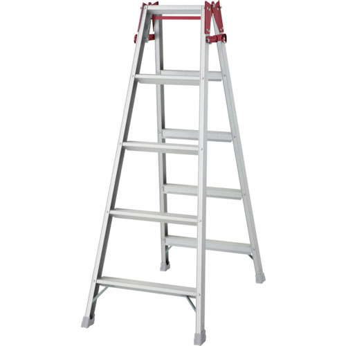 ハセガワ　アルミはしご兼用脚立　ステップ幅広タイプ　ＲＳ型　５段（１０１８９）＿