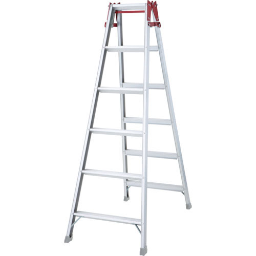 ハセガワ　アルミはしご兼用脚立　ステップ幅広タイプ　ＲＳ型　６段（１０１９０）＿