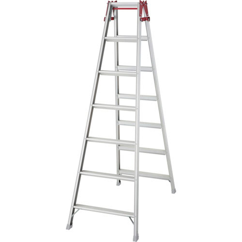 ハセガワ　アルミはしご兼用脚立　ステップ幅広タイプ　ＲＳ型　７段（１０１９１）＿