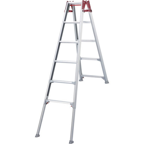 ハセガワ　階段用脚部伸縮式アルミはしご兼用脚立　ＲＹＥ型　６段（１０２０５）＿