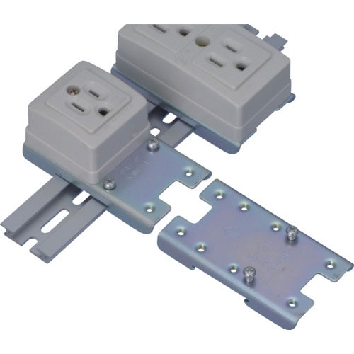 カメダ ACベース (DINレールコンセント取付用)_