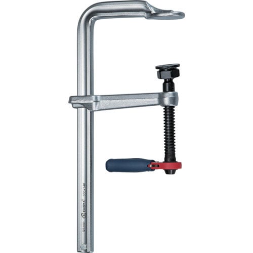 TRUSCO ラチェットハンドル式L型クランプ 最大口開250mm×深さ120mm_