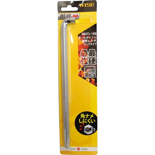 ワイズ ボールポイント剛短レンチ 【単品】10.0mm_