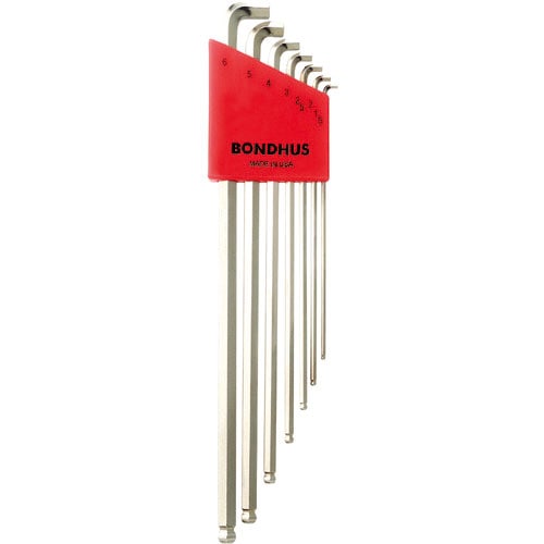 ボンダス スタビー・ボールポイント・L-レンチ エクストラロング セット7本組(1.5-6mm)_