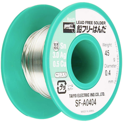 グット 鉛フリーリール巻はんだ45g_