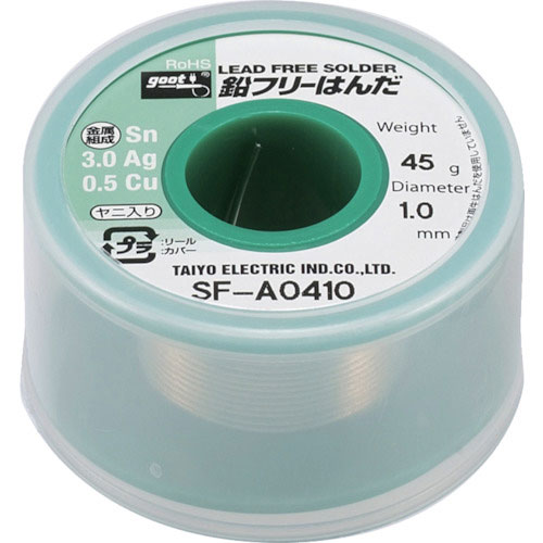 グット 鉛フリーリール巻はんだ45g_