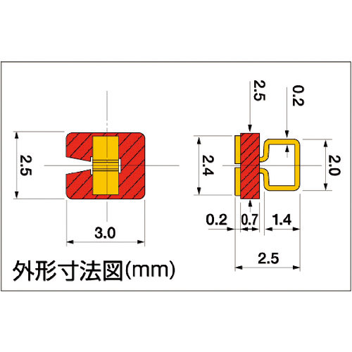 サンハヤト 表面実装型カラーチェック端子_