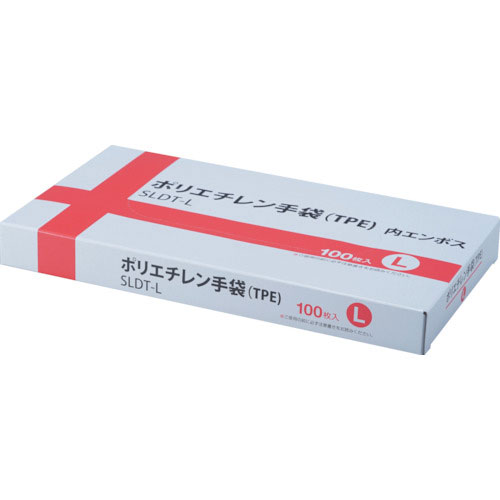 IRL ポリエチレン手袋(TPE) 内エンボス L_