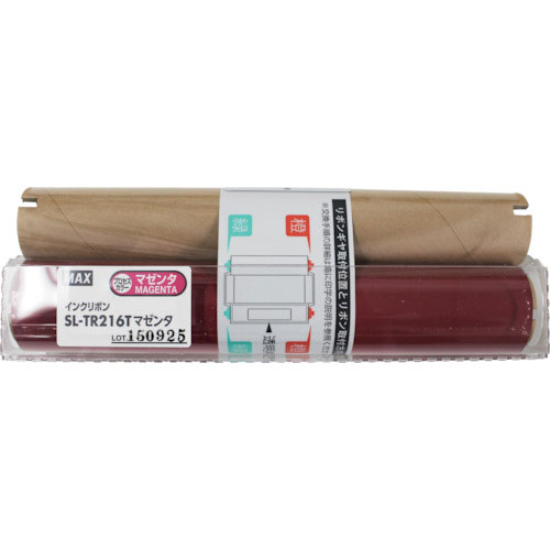 MAX ビーポップ CPM-200用プロセスカラーインクリボン(詰替用)SL-TR216Tマゼンダ _