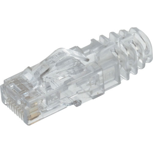 パンドウイット　Ｃａｔ６モジュラープラグ　導体径：２３～２４ＡＷＧ　単線・撚線共用　３ピース構造　１＿
