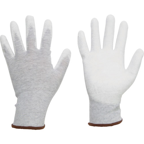 ミドリ安全　静電気拡散性手袋　（手のひらコート）ＳＰＵ－１３０ＣＮ　ＳＳ　１０双入＿