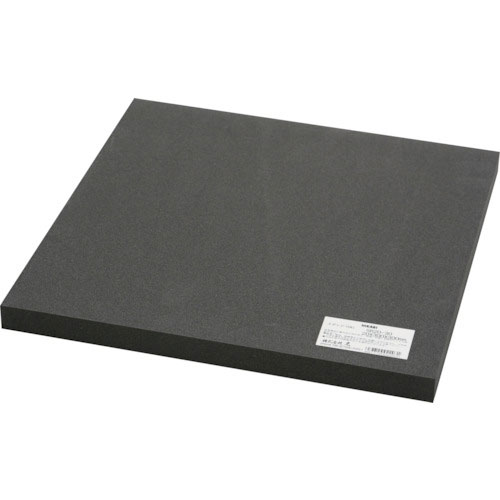 光　ポリエチレンスポンジ　３００×３００×２０ｍｍ　黒＿