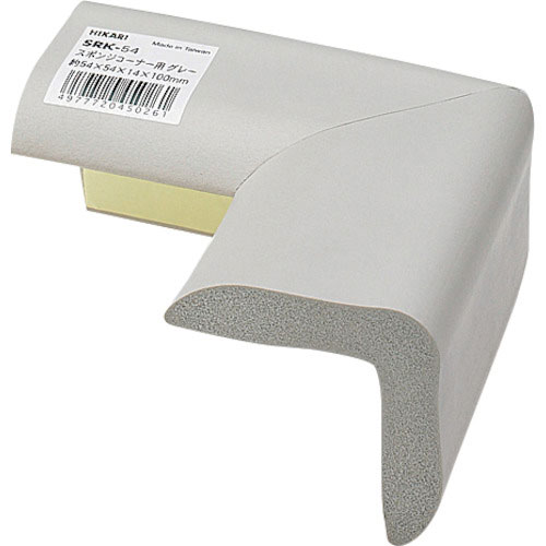 光 スポンジコーナー用 グレー54×54mm_