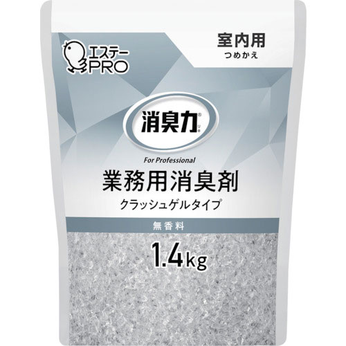 エステー　Ｇ消臭力　クラッシュゲル室内用　詰替　１．４ｋｇ　無香料＿