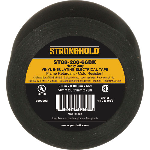 ストロングホールド　ＳｔｒｏｎｇＨｏｌｄビニールテープ　耐熱・耐寒・難燃　ヘビーデューティーグレード＿