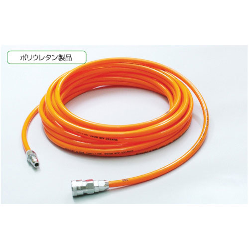 十川　サンテックエアーホース１０Ｍ　オレンジ＿