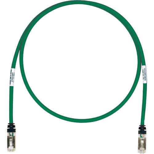 パンドウイット CAT6A/CAT6 シールドパッチコード 10m 緑 STP6X10MGR_