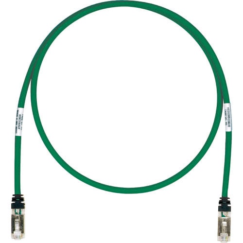 パンドウイット CAT6A/CAT6 シールドパッチコード 15m 緑 STP6X15MGR_