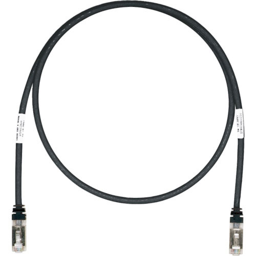 パンドウイット CAT6A/CAT6 シールドパッチコード 1m 黒 STP6X1MBL_