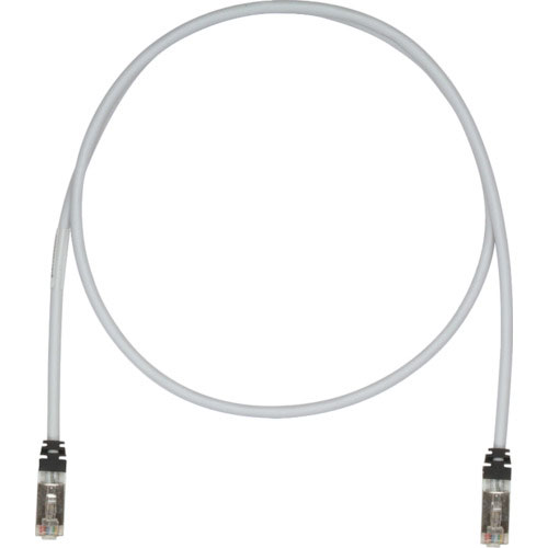 パンドウイット　ＣＡＴ６Ａ／ＣＡＴ６　シールドパッチコード　１ｍ　ライトグレー　ＳＴＰ６Ｘ１ＭＩＧ＿