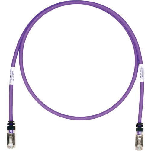 パンドウイット CAT6A/CAT6 シールドパッチコード 2.5m 紫 STP6X2.5MVL_