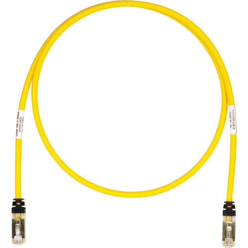 パンドウイット CAT6A/CAT6 シールドパッチコード 4m 黄 STP6X4MYL_