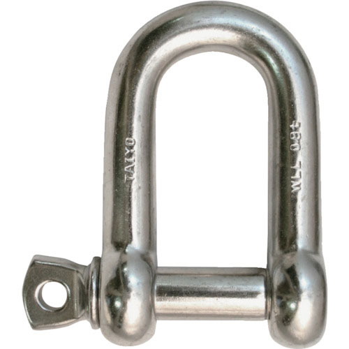 大洋 SUS 捻込シャックル 鍛造製 ツバ付 19MM(3007391)_
