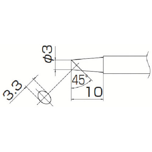 白光 こて先 3BC型_