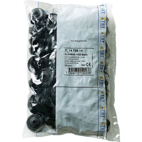 スガツネ工業　（２１００３９６２９）　Ｔ－１４７５８１４－Ｐ５０　防水・防塵グロメット　ブラック＿