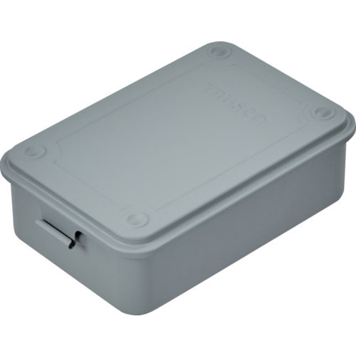 TRUSCO トランク型工具箱 154X105X52 ライトグレー_