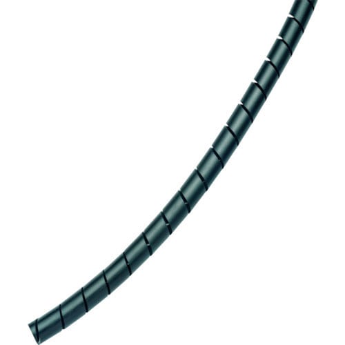 パンドウイット スパイラルラッピング ポリエチレン 耐候性黒 T19F-C0_
