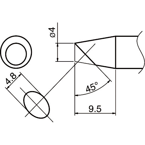 白光　こて先／ＳＳＢＣ４型＿