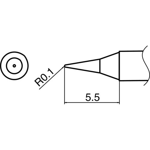 白光 こて先 I型_