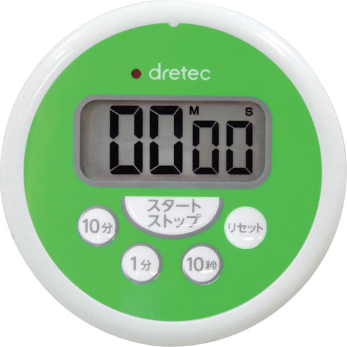 ｄｒｅｔｅｃ　洗えるタイマー　グリーン＿