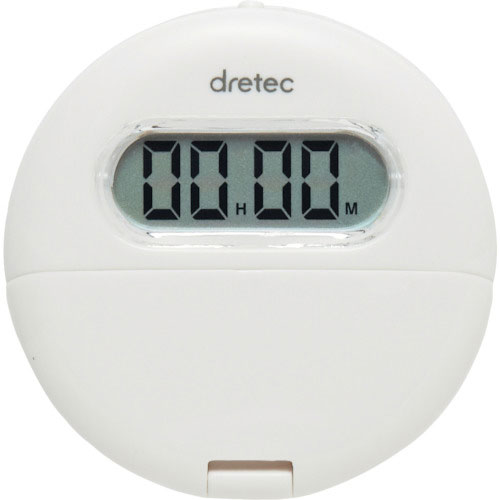 dretec クリップ付バイブタイマー ホワイト_