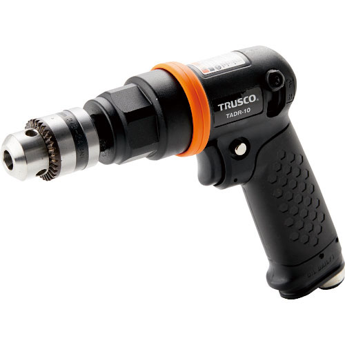 TRUSCO エアードリル 10mmチャック 軽量ボディ_
